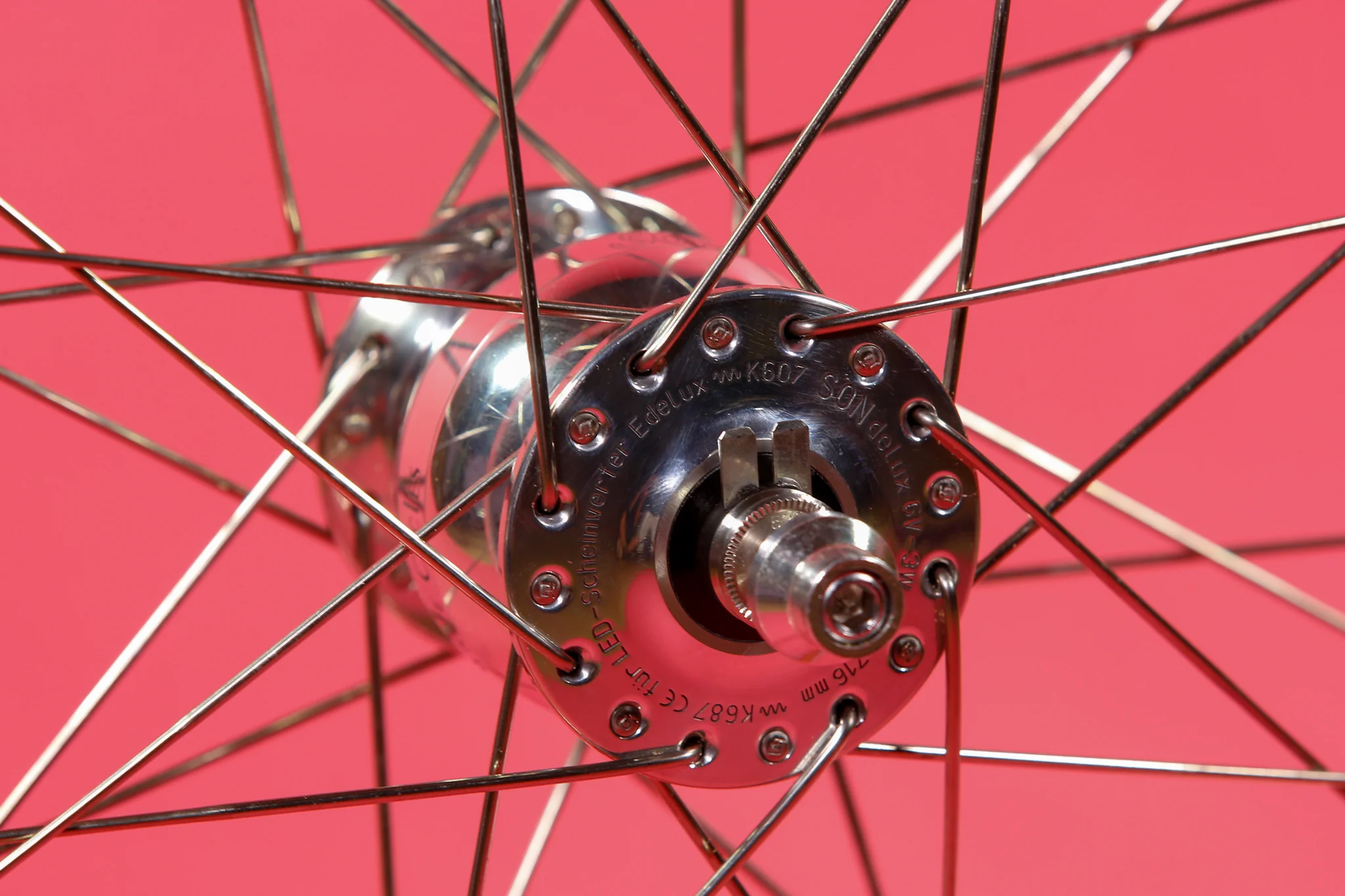650b Crust Rim Brake Rim to Son Delux Widebody Dynamo Front Wheel - Image 2
