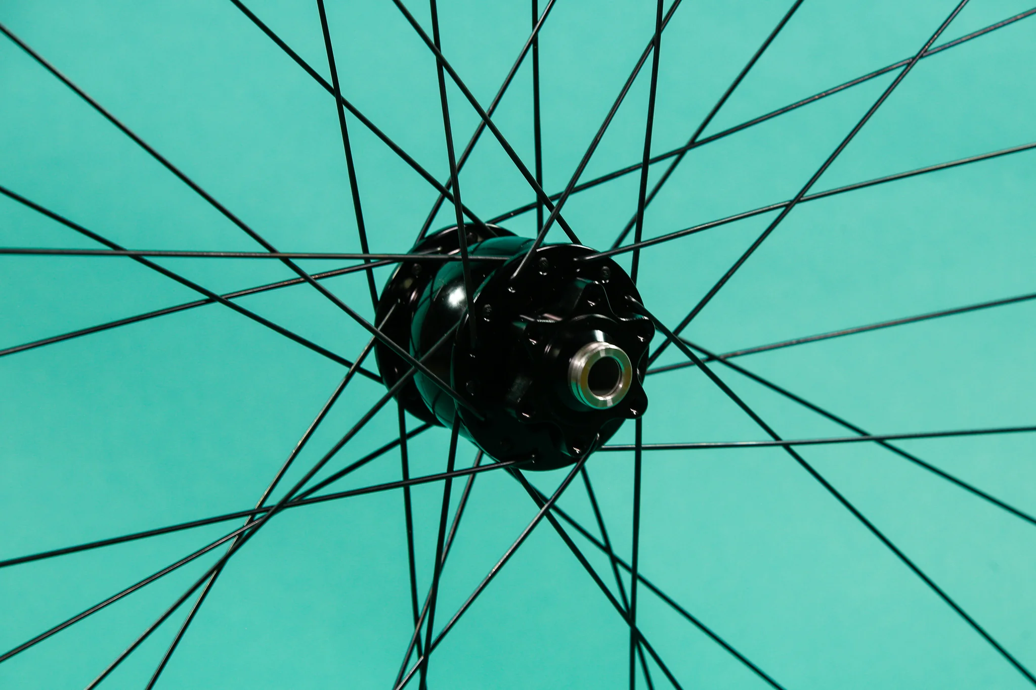 650b Velocity Blunt SS to Son Dynamo Disc Front Wheel - Image 6