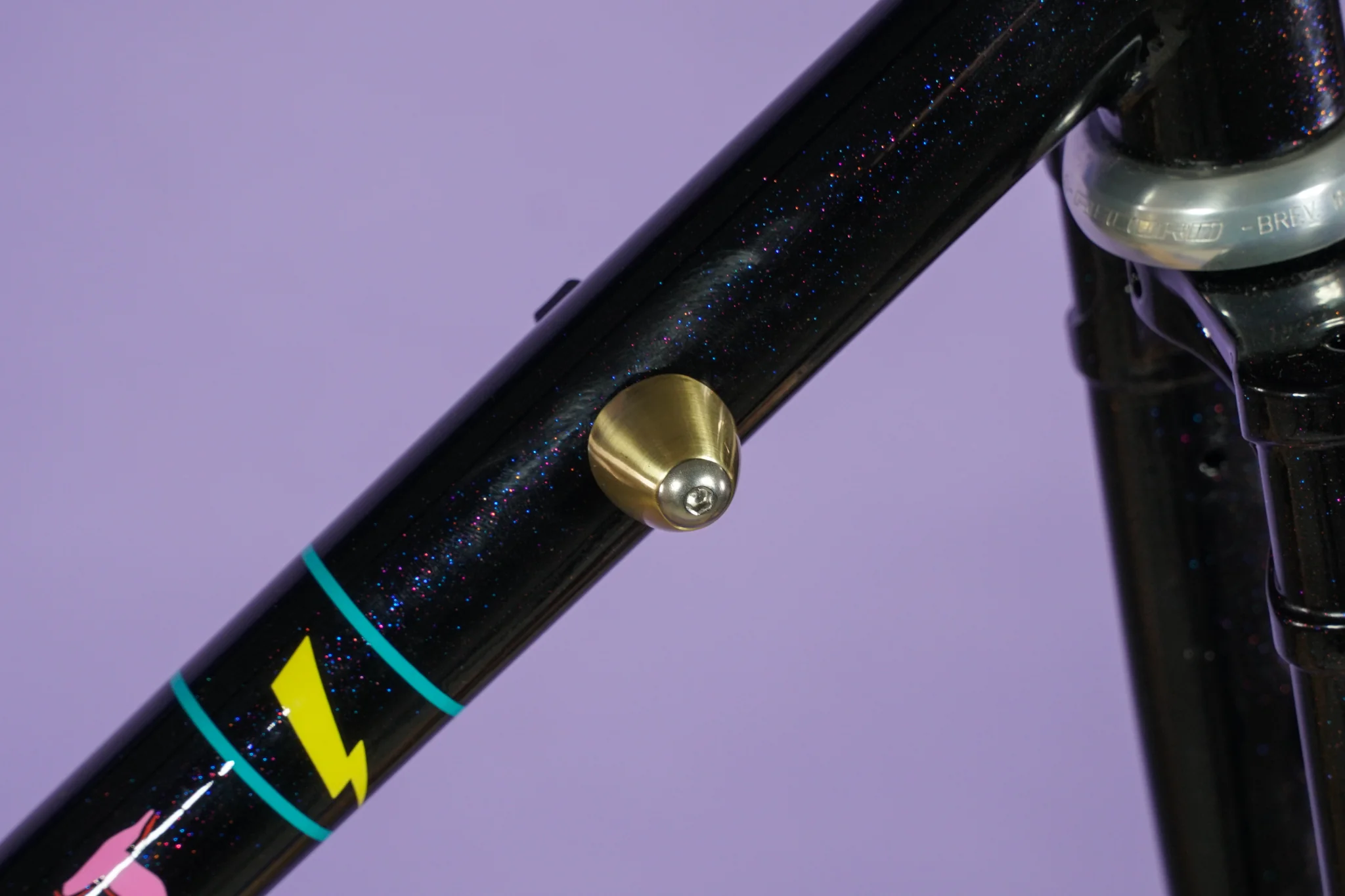 Blue Lug Down Tube Boss Cover - Image 2