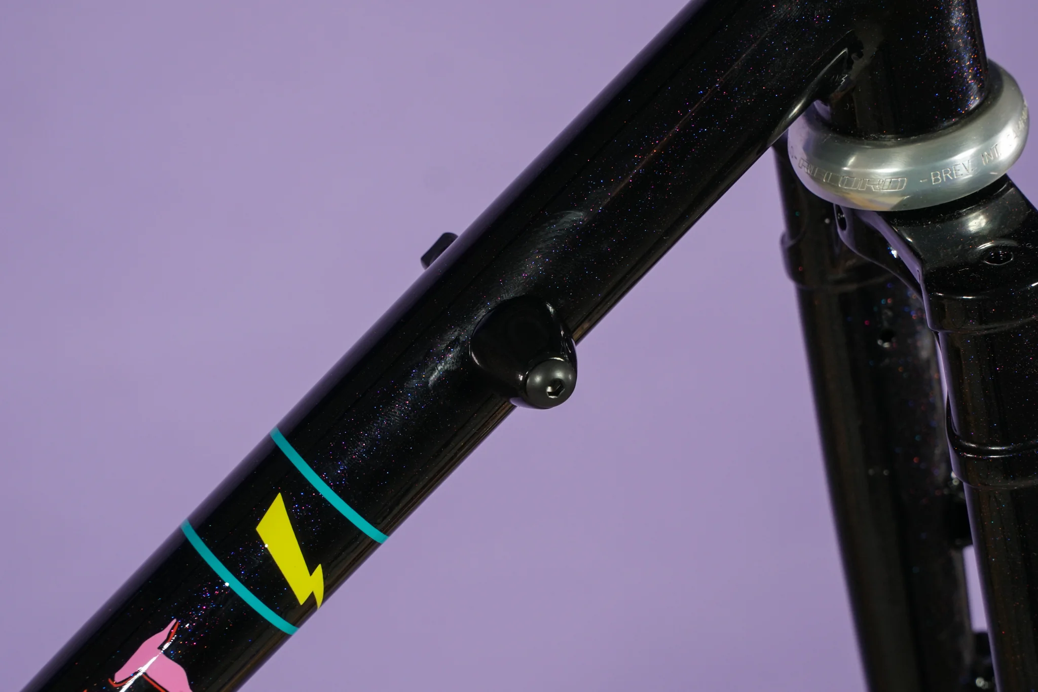 Blue Lug Down Tube Boss Cover - Image 3
