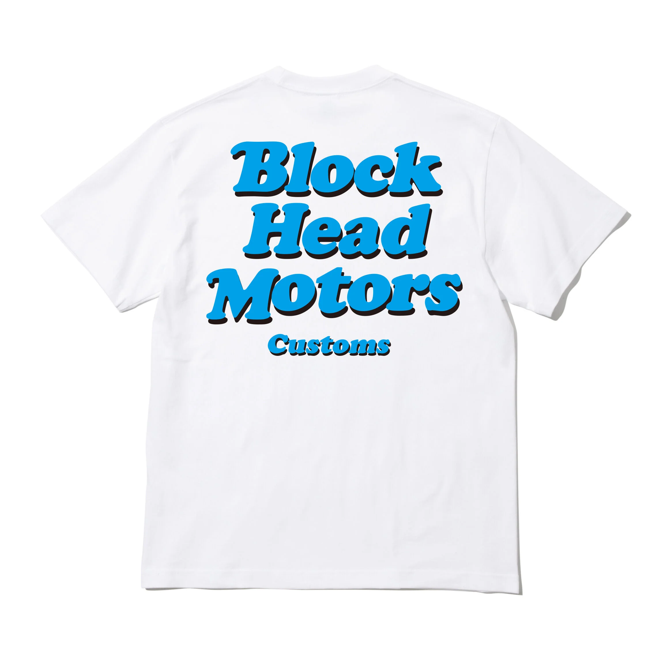 Block Head White/Blue