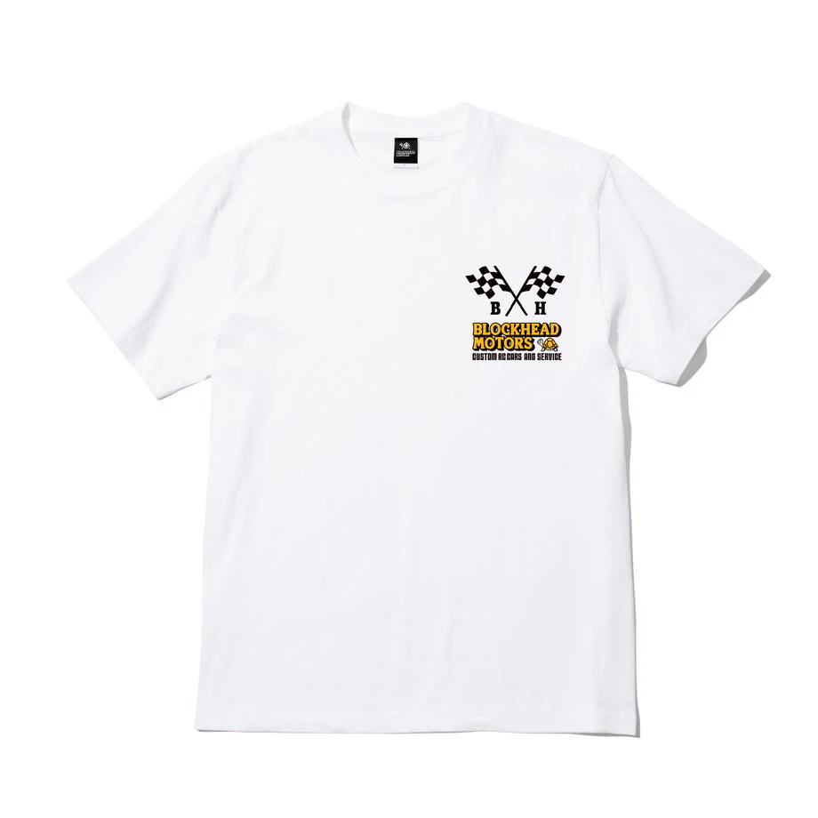 Block Head Racing Buggy. White/Yellow - Image 2