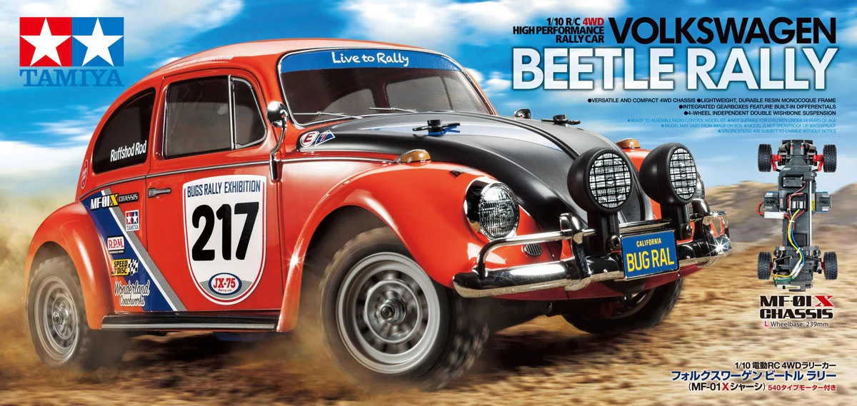 Tamiya Volkswagen Beetle rally - Image 6