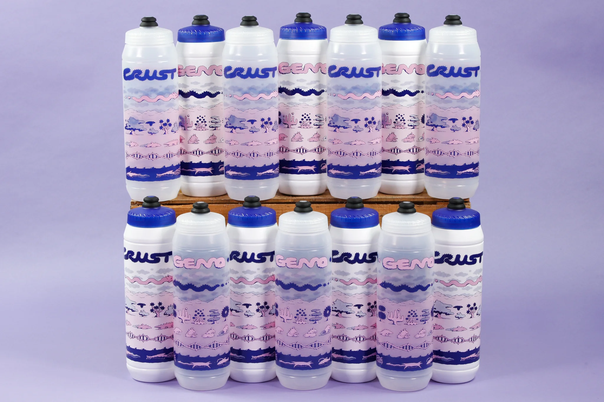 Crust X Genosack 32oz Team Bottle